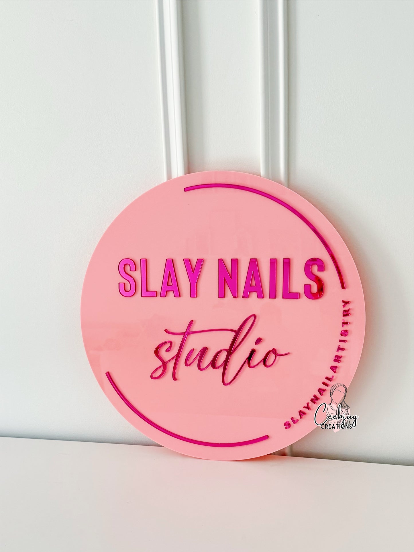 Business Sign - Round Shape