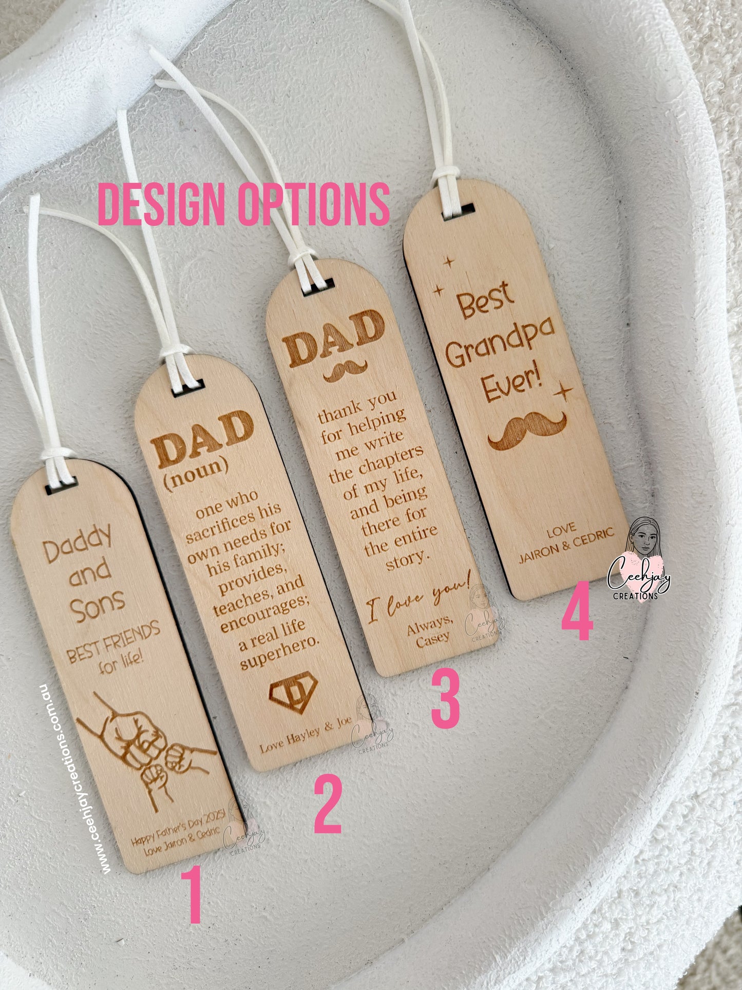 Father's Day Bookmarks