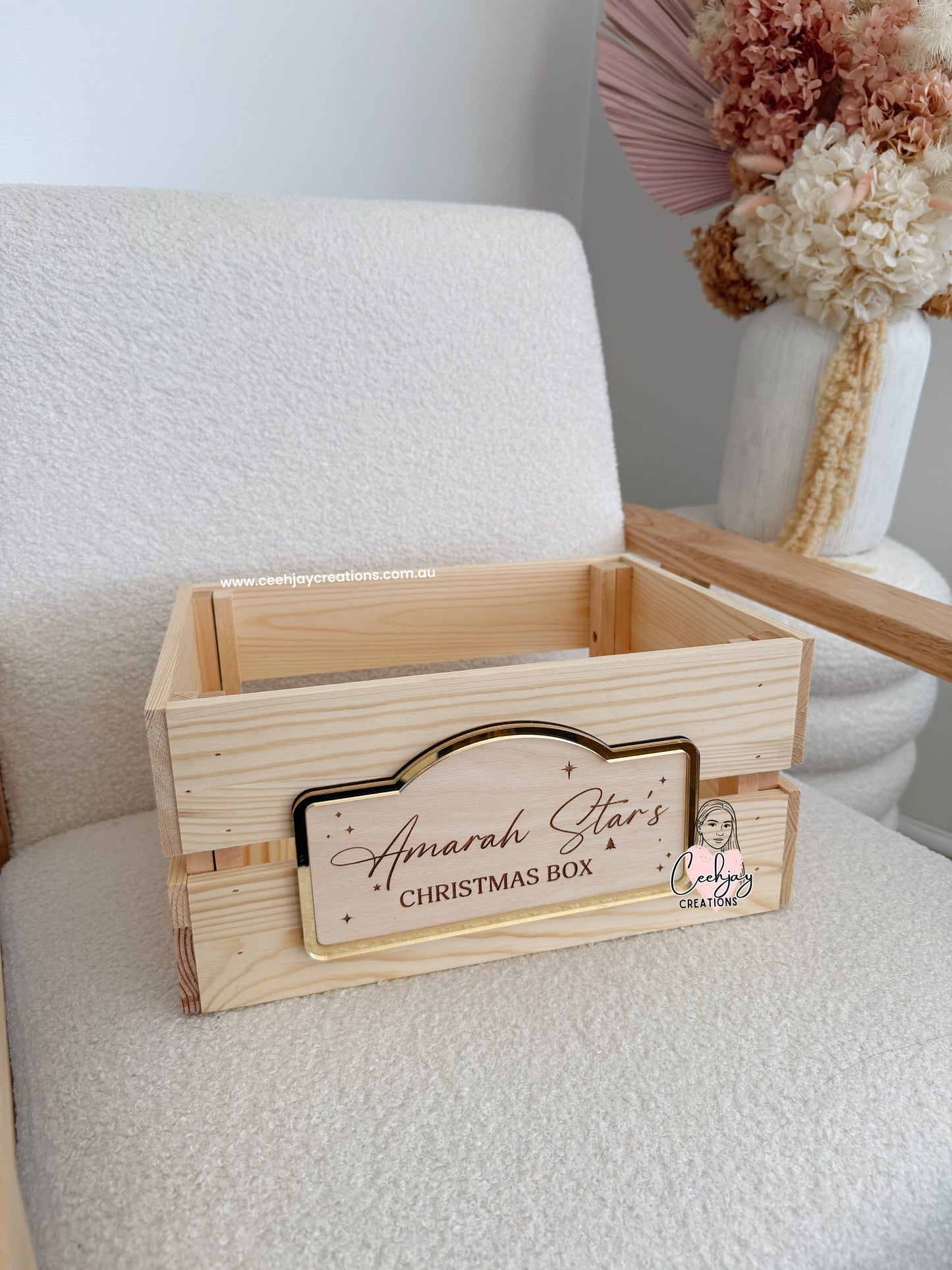 Christmas Box Crate
