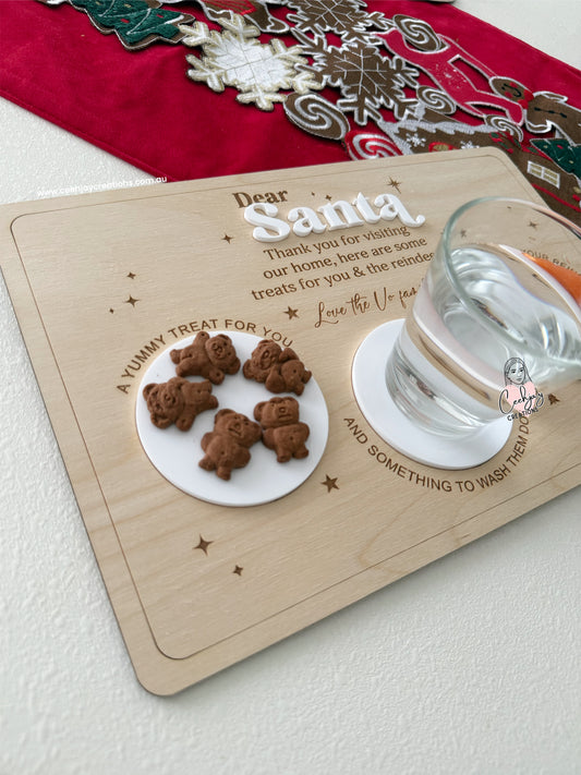 Santa Snack Board