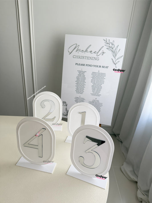 Custom Seating Chart Sign