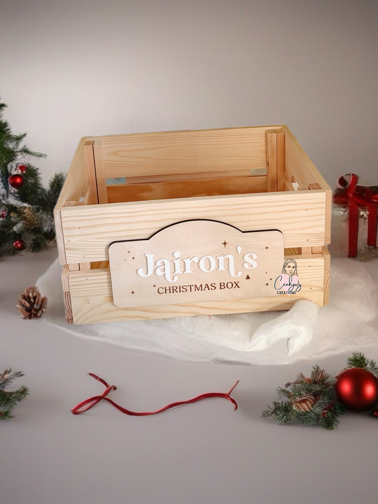 Christmas Box Crate