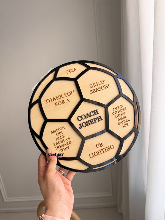 Soccer Coach Plaque
