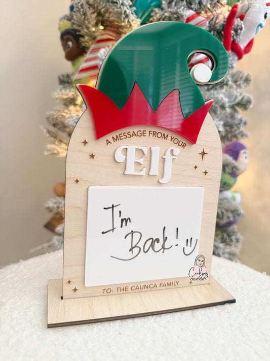 Christmas Elf Message Board