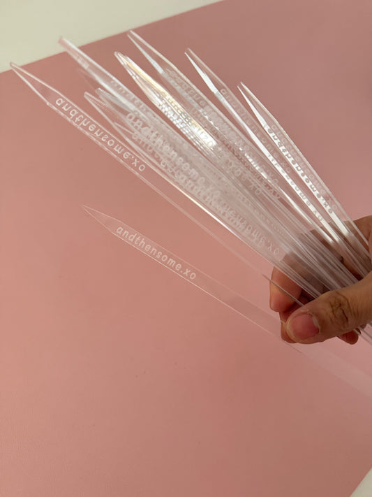 Acrylic Sticks for Cake Toppers Personalised