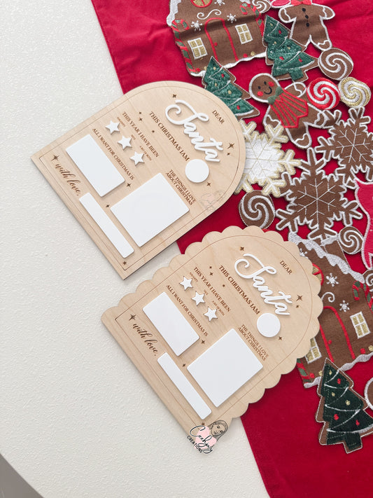 Christmas Letter to Santa Board