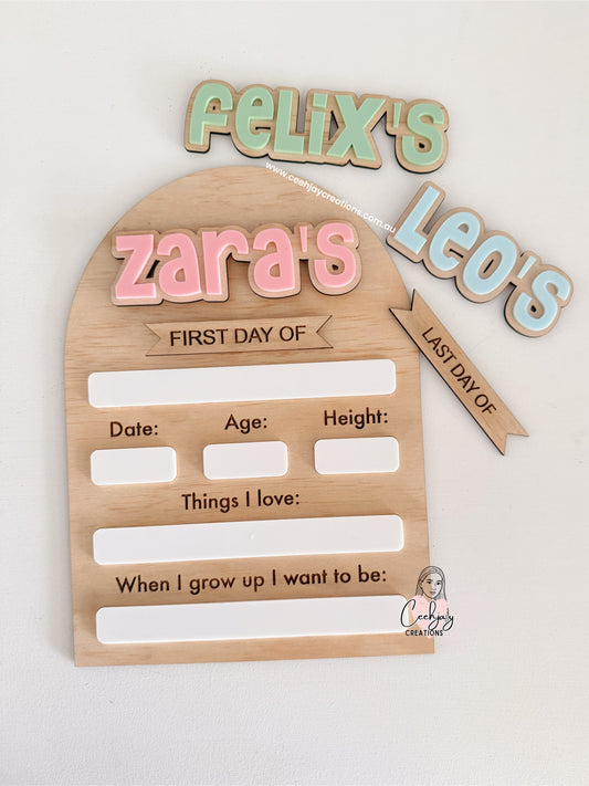 First Day Of Board - Arch Shape