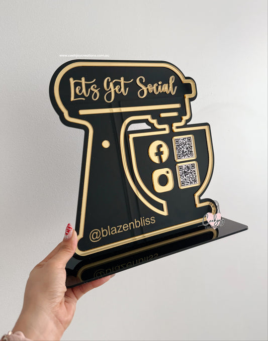 Bakery Social Media Sign