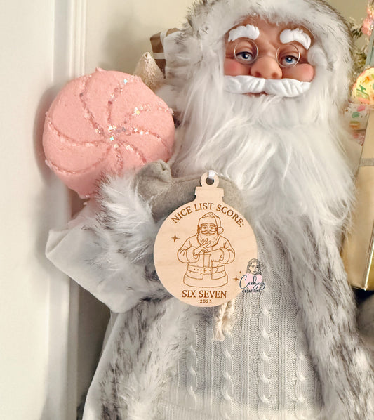 Six Seven Christmas Ornament