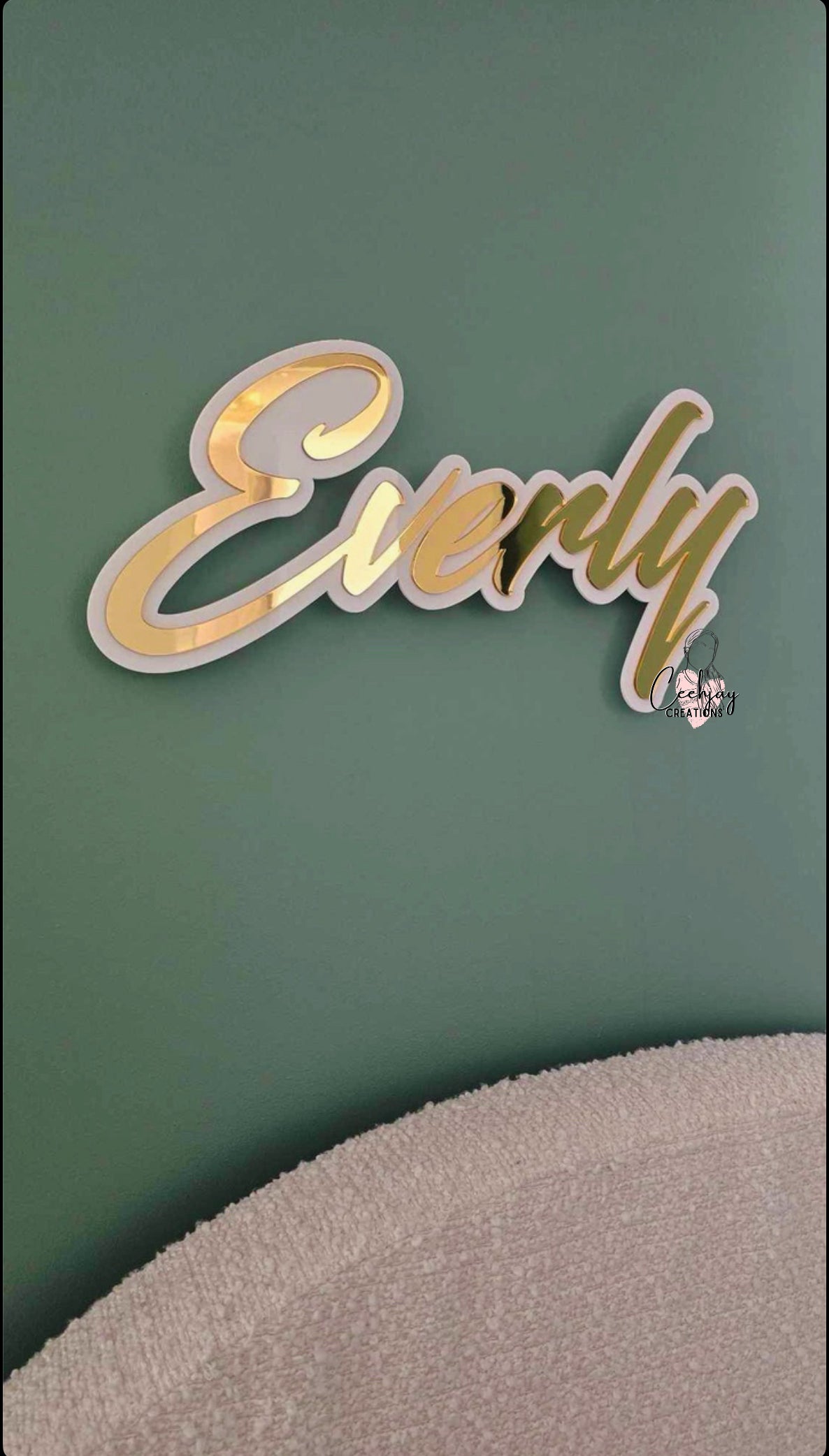 Name Sign - Double Layer