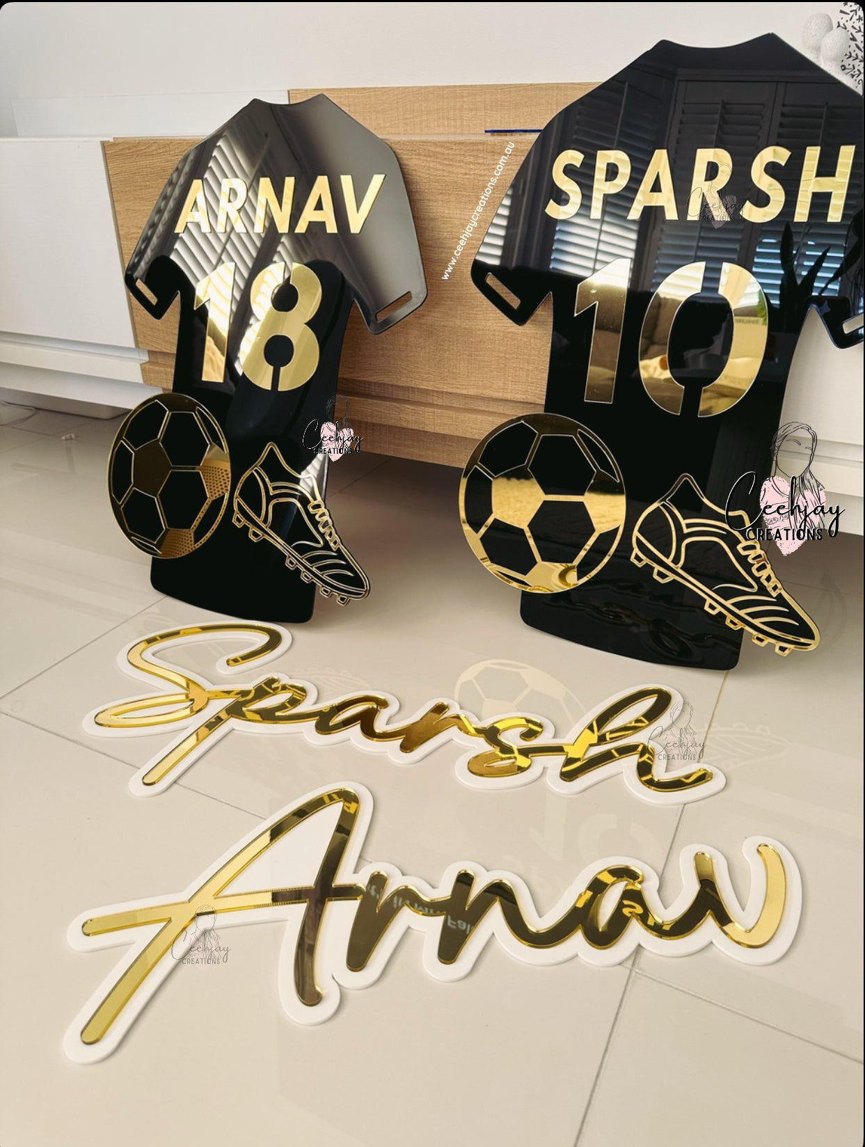 Soccer Name Sign