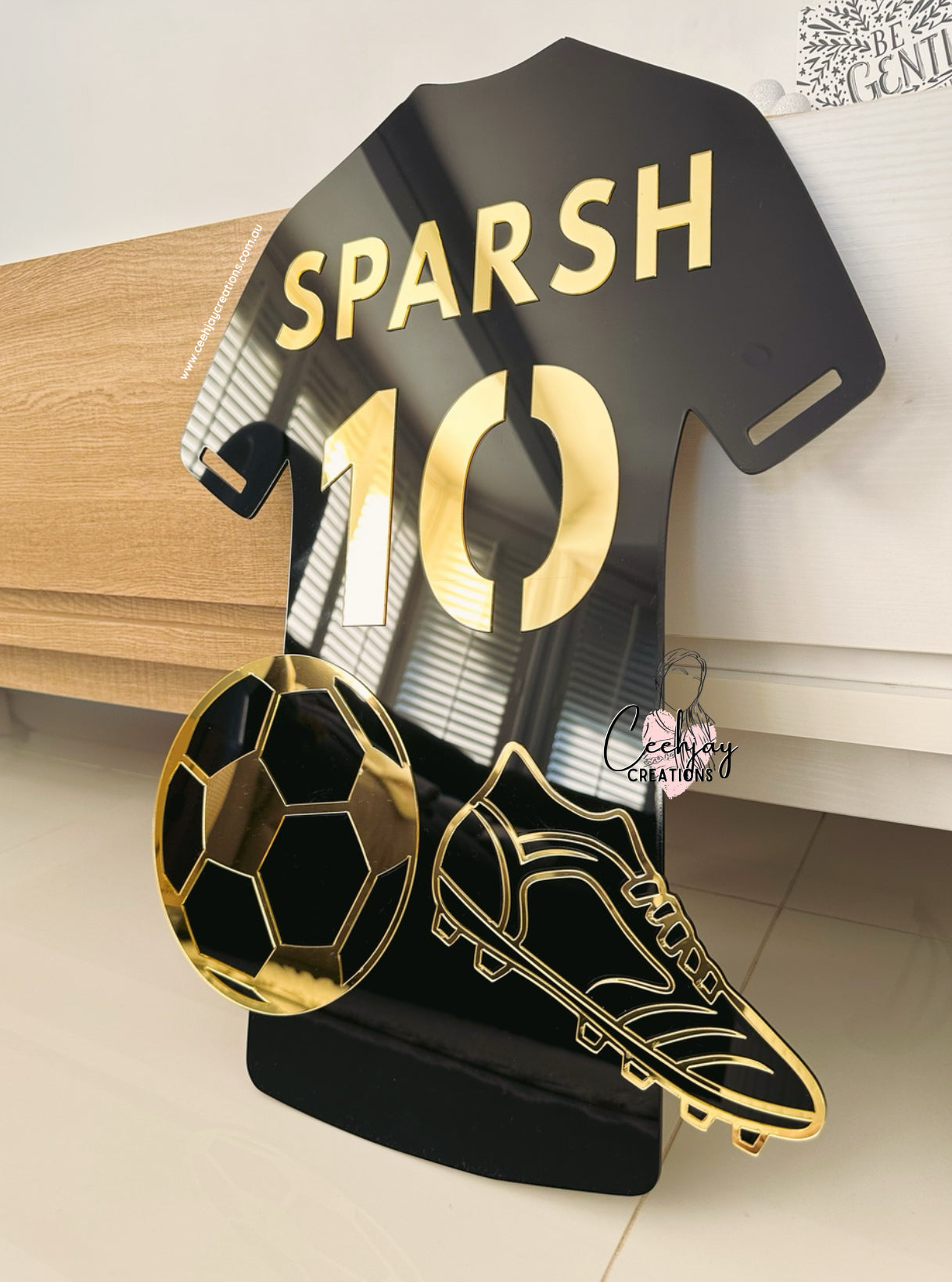 Soccer Name Sign
