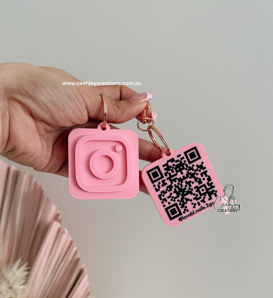 QR Code Keychain