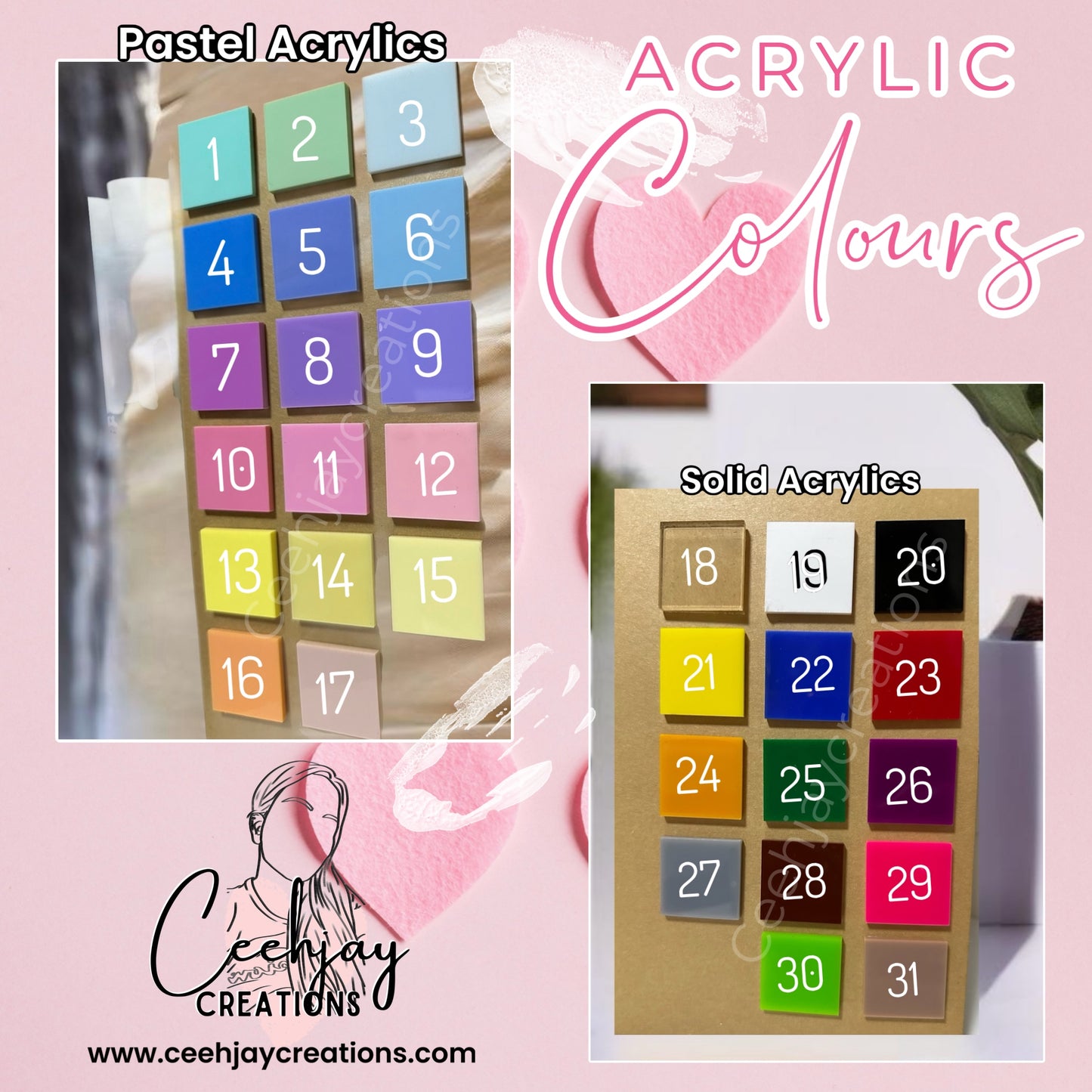 Handheld Mirror Customisable