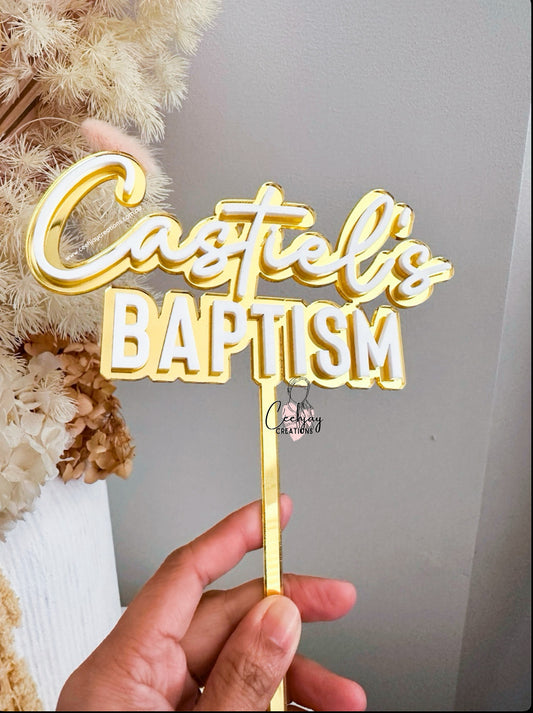 Cake Topper - Double Layer
