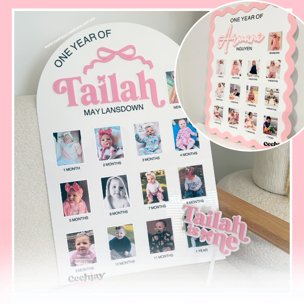 Milestone Photo Boards