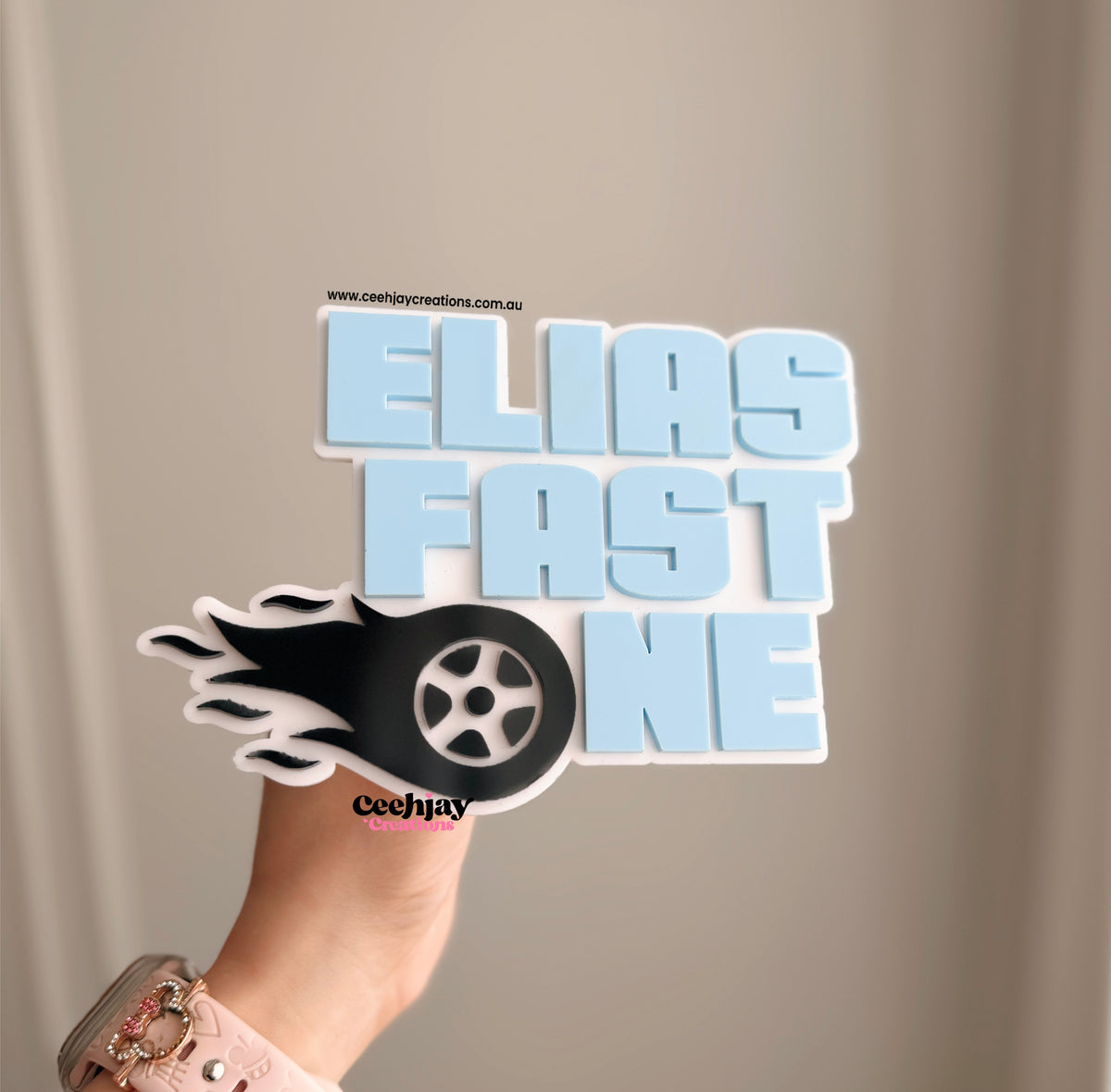Fast One Cake Topper