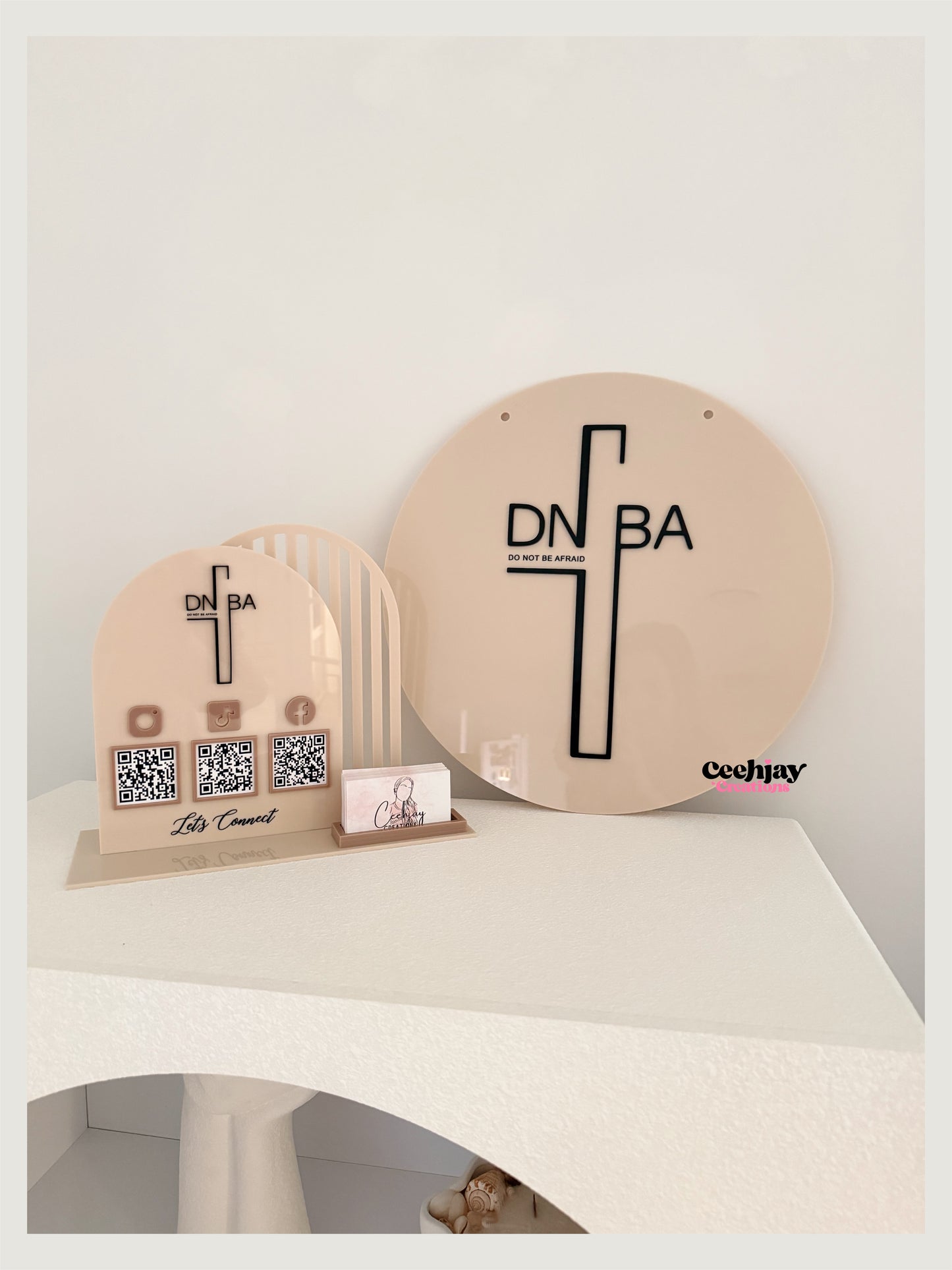 Business Logo Sign - Round Shape