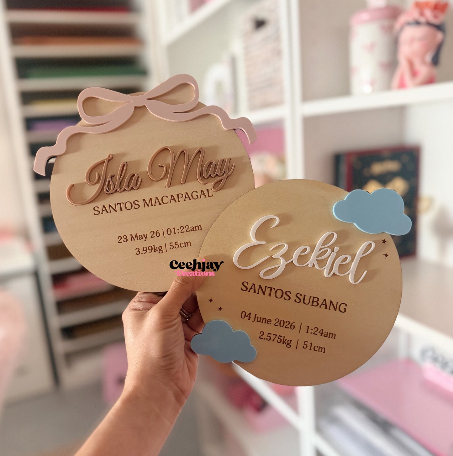Baby Name Plaque Stats