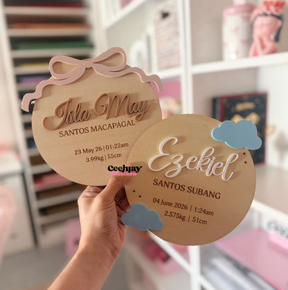 Baby Name Plaque Stats