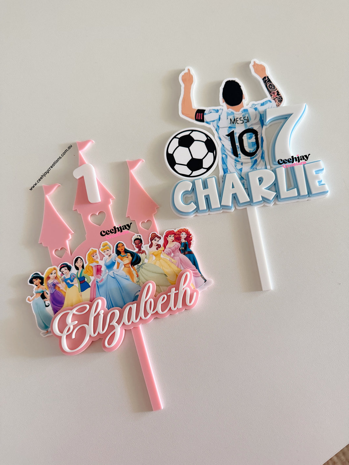 Soccer Messi Cake Topper