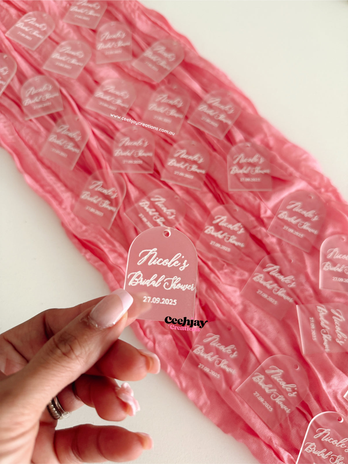 Acrylic Arch Tags