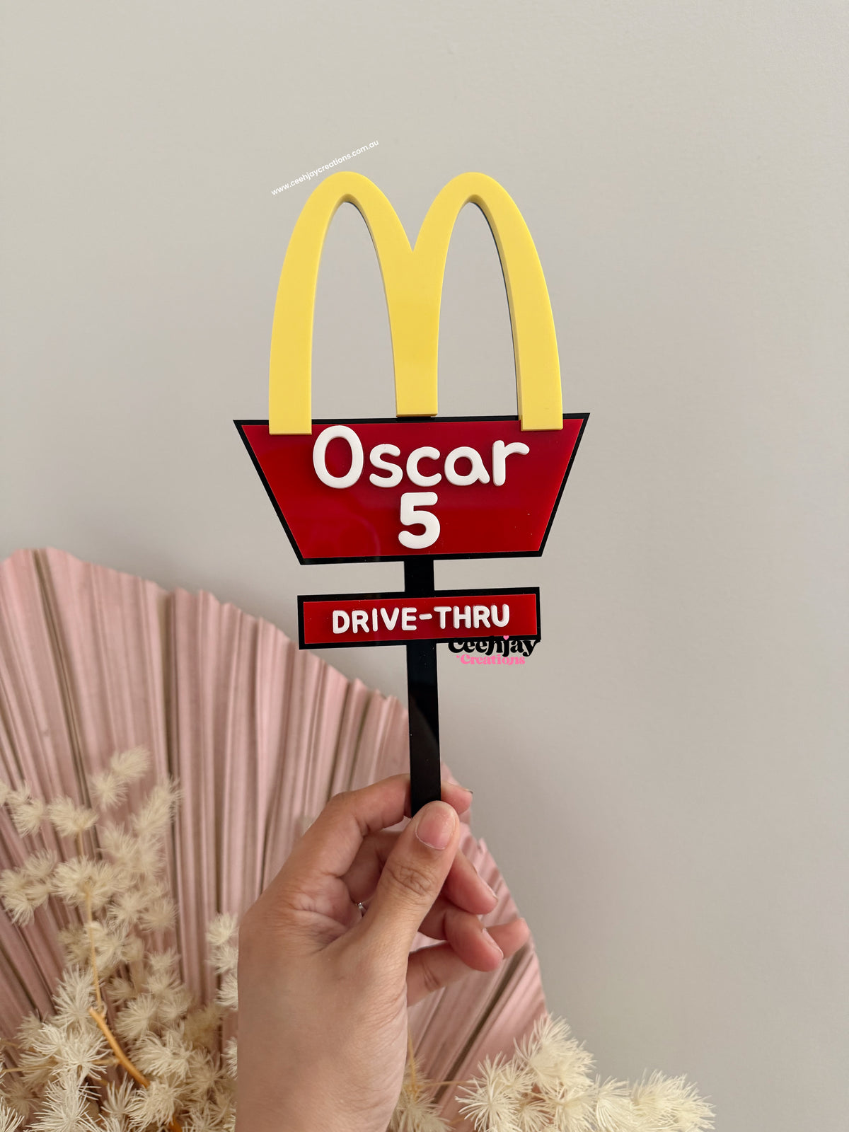 Mcdonald’s Cake Topper