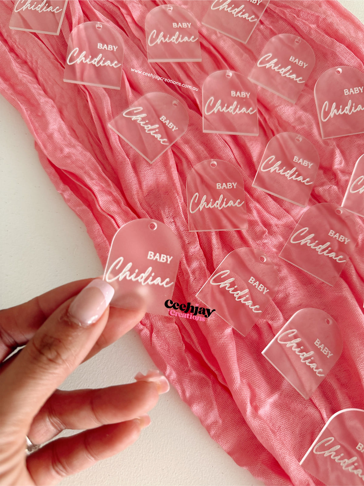 Acrylic Arch Tags