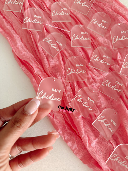 Acrylic Arch Tags