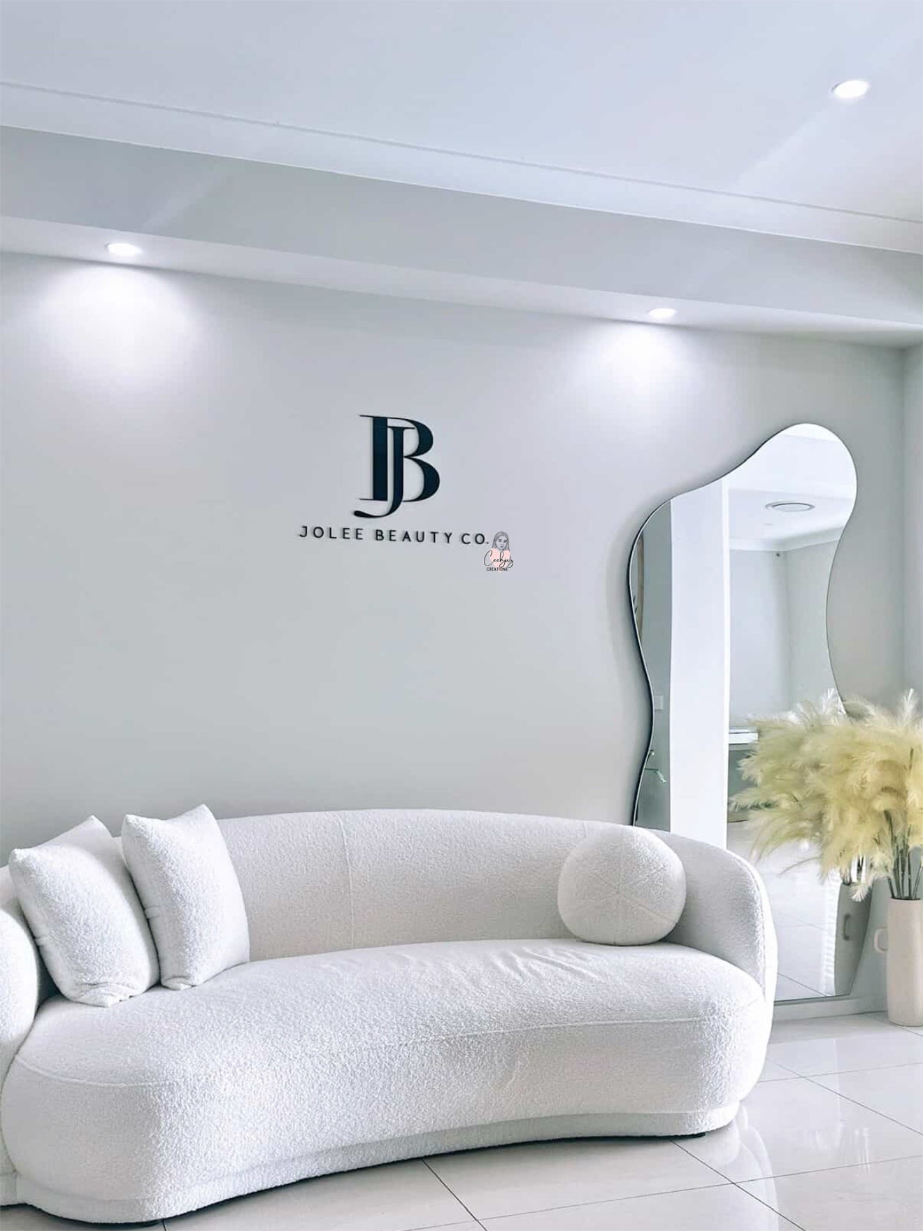 Acrylic Business Name Sign - Single Layer