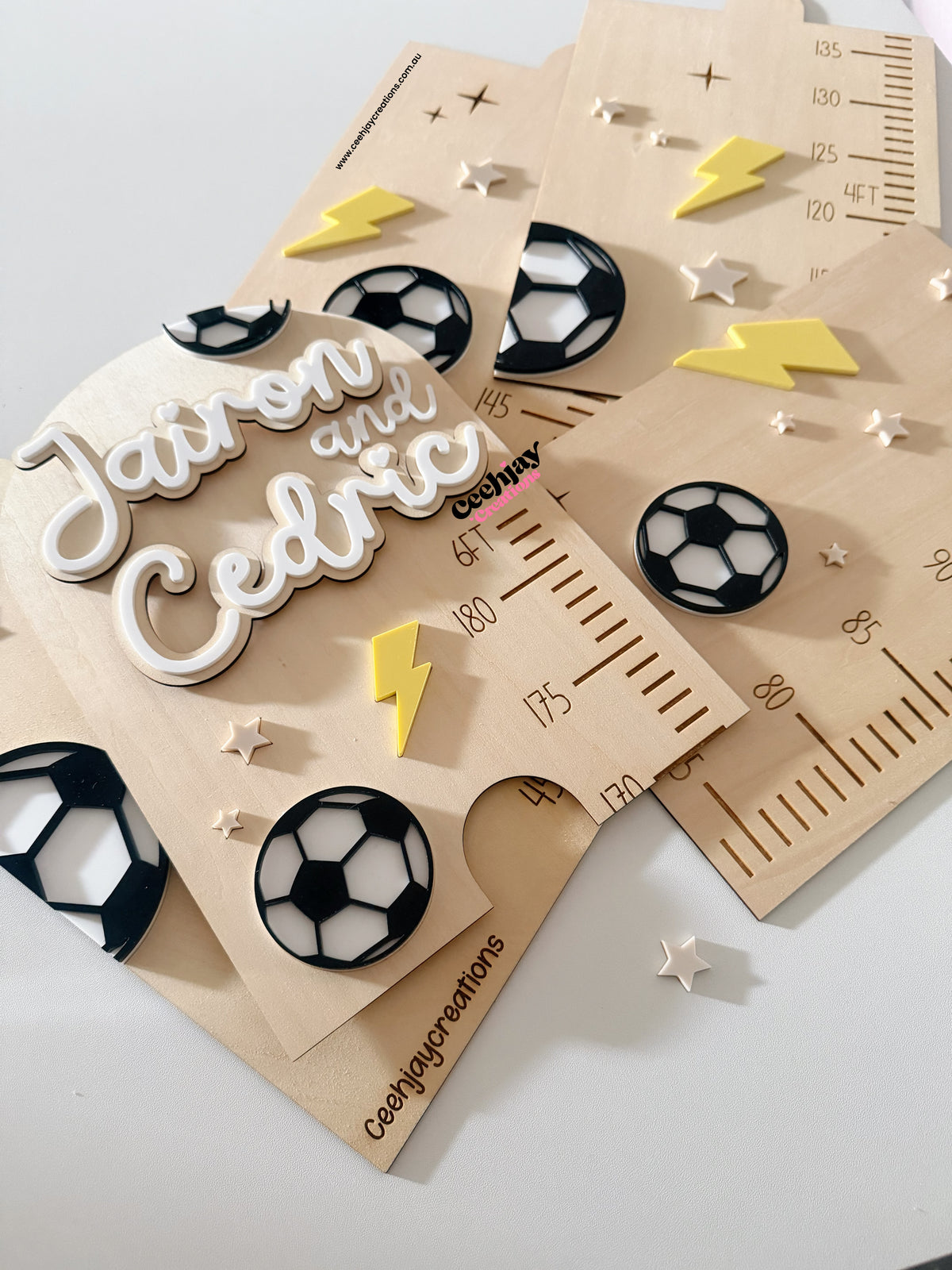 Growth Chart - Soccer Design
