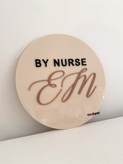 Business Logo Sign - Round Shape