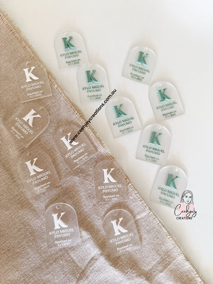 Acrylic Arch Tags