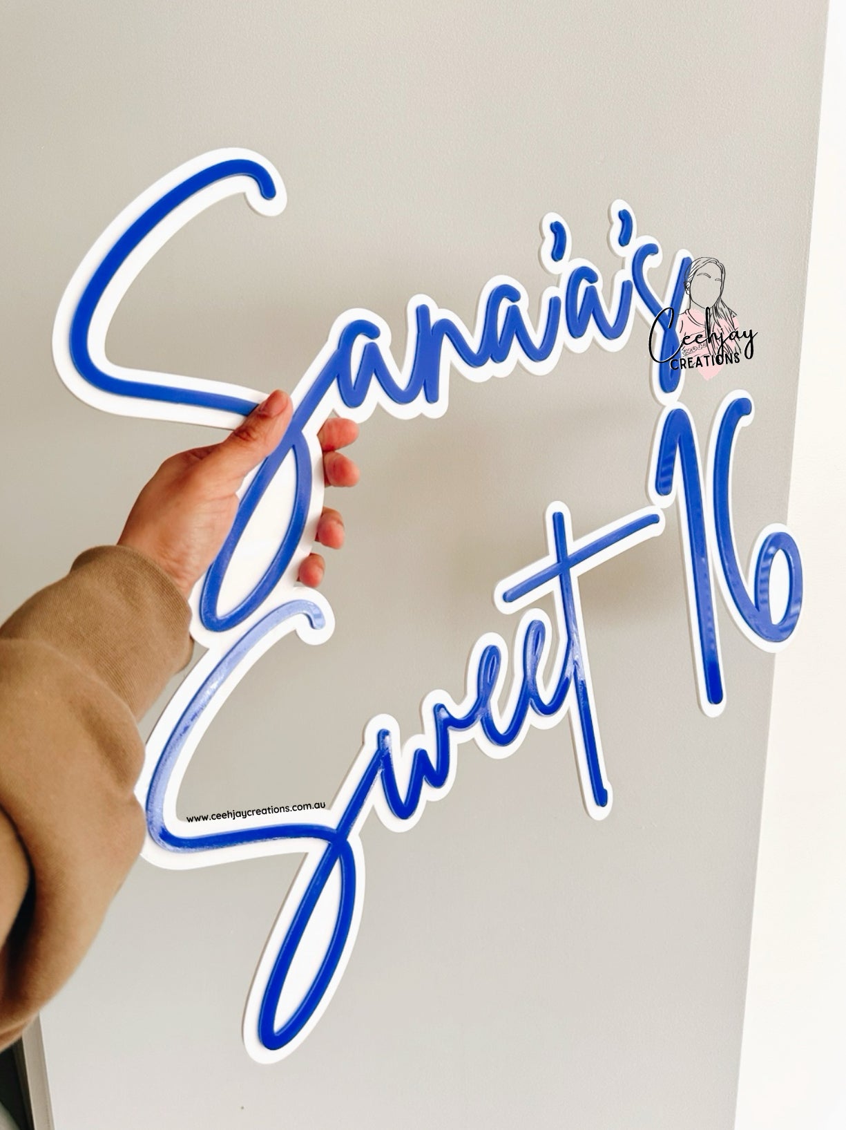 Name Sign - Double Layer