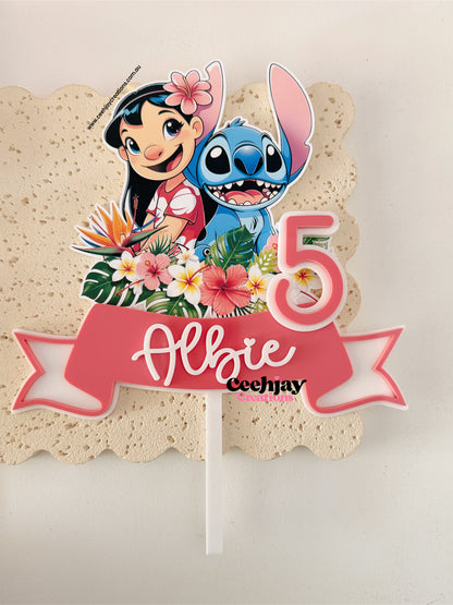 Lilo and Stitch Cake Topper