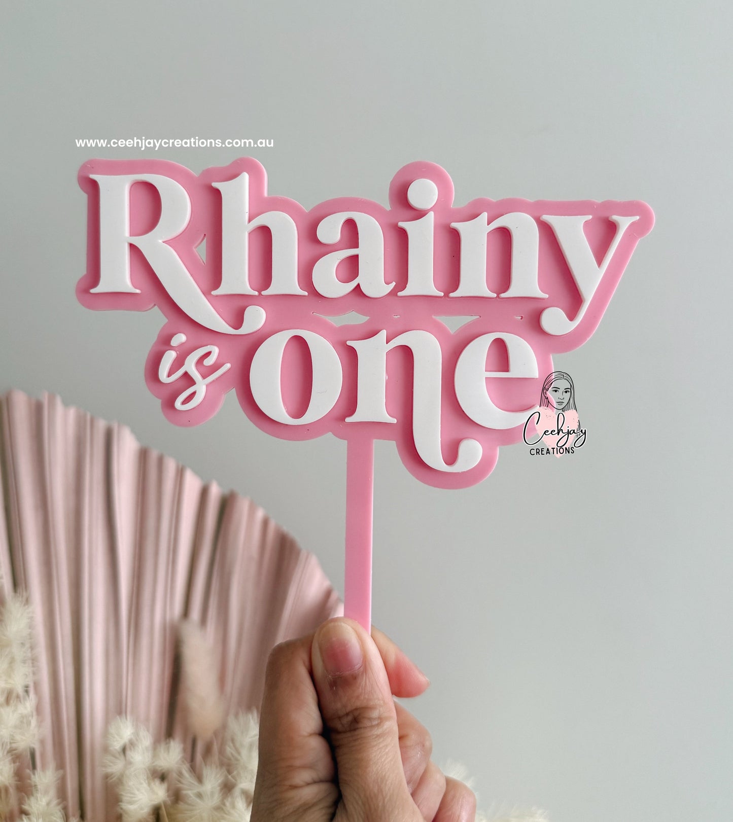 Custom Layered Cake Topper