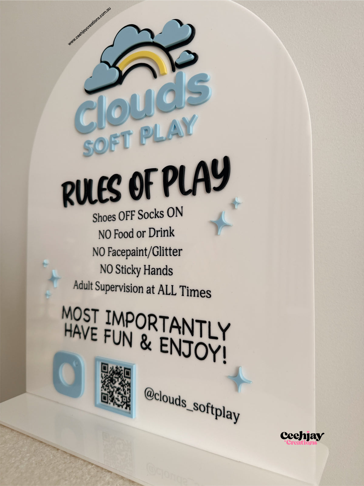 Play Rules Sign