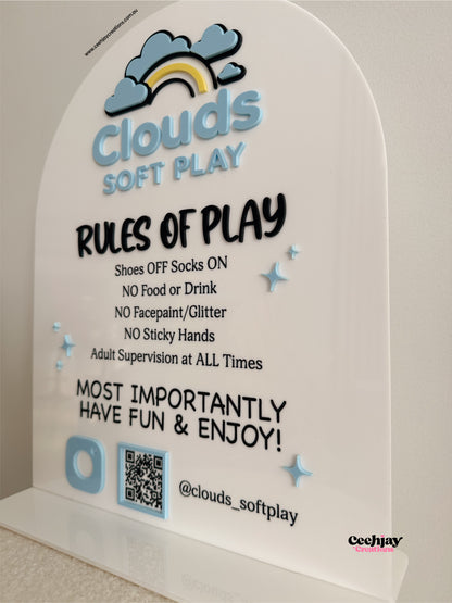 Play Rules Sign