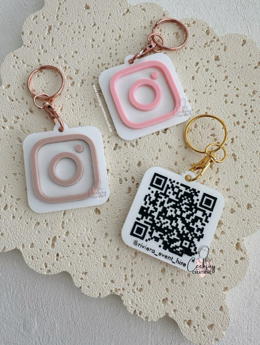 QR Code Keychain