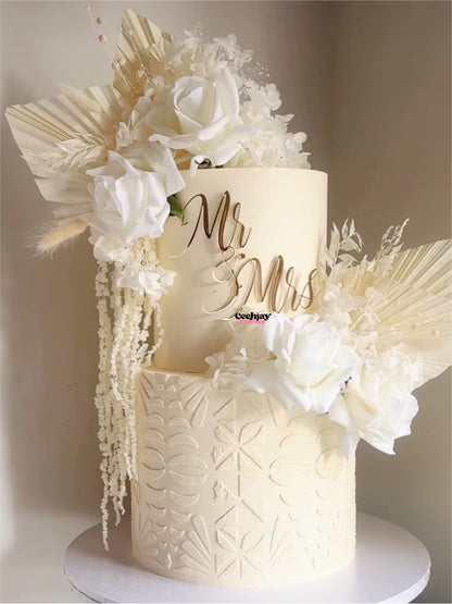 Mr & Mrs Cake Topper / Fropper