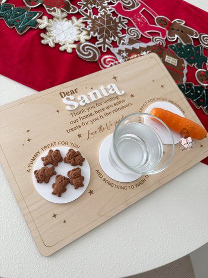 Santa Snack Board