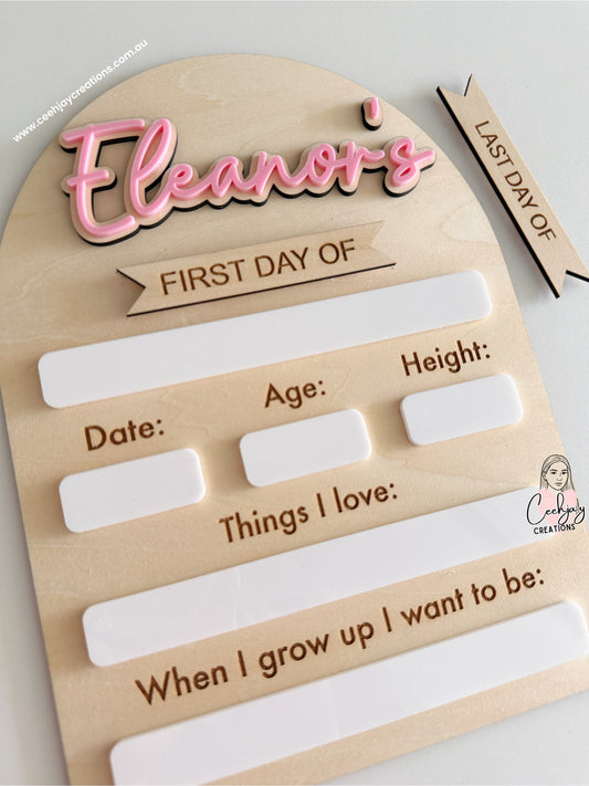 First Day Of Board - Arch Shape