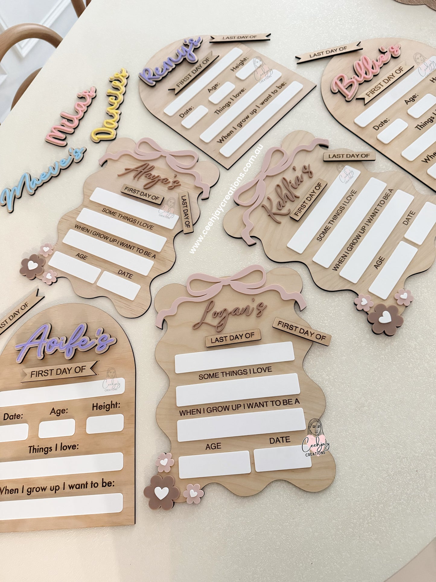 First Day Of Board - Wavy