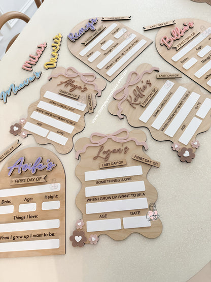 First Day Of Board - Wavy