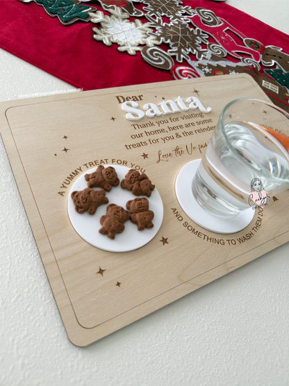 Santa Snack Board