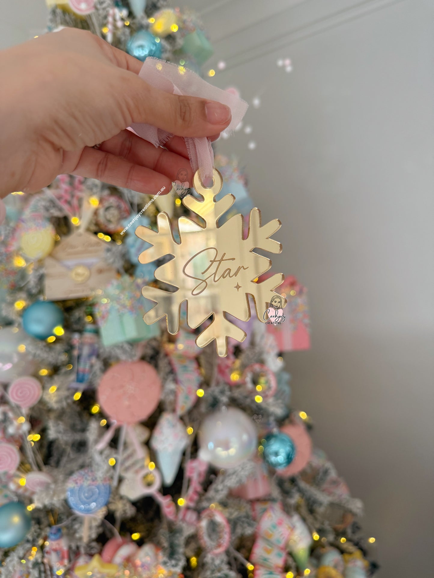 Snowflake Christmas Ornament