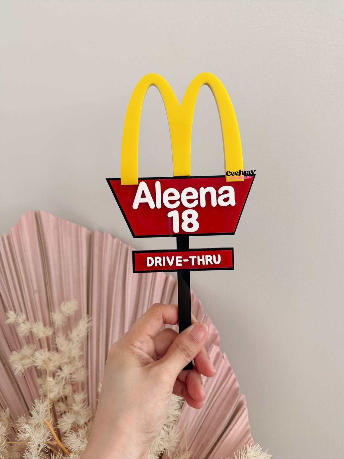 Mcdonald’s Cake Topper