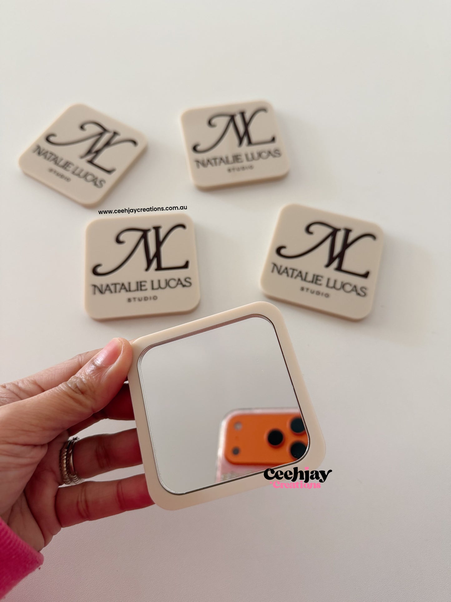Pocket Mirror Personalised