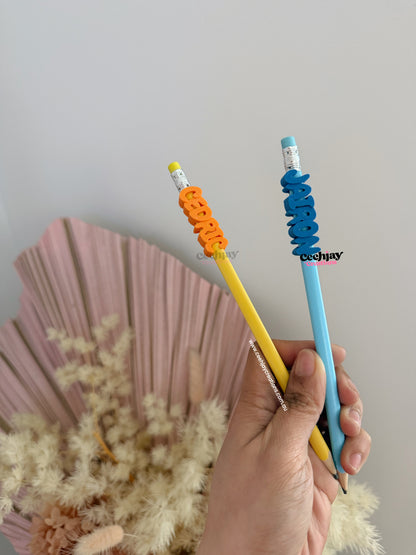 Pencil Name Topper Personalised