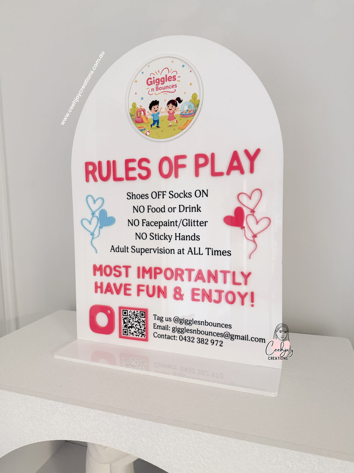 Play Rules Sign